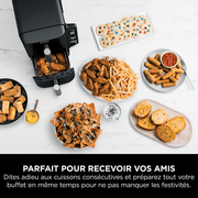Air Fryer Ninja DoubleStack, verticale, 7.6L, 6-en-1, Noir – image 12
