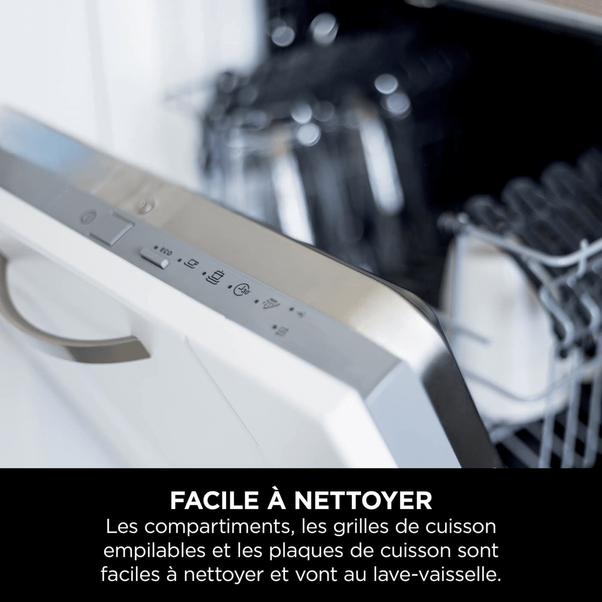 Air Fryer Ninja DoubleStack, verticale, 7.6L, 6-en-1, Noir – image 14