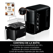 Air Fryer Ninja DoubleStack, verticale, 7.6L, 6-en-1, Noir – image 15