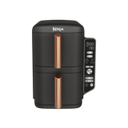 Air Fryer Ninja DoubleStack XL, verticale, 9.5L, 6-en-1 – Noir/Cuivre