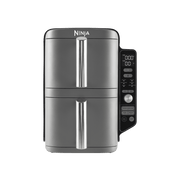 Air Fryer Ninja DoubleStack XL, verticale, 9.5L, 6-en-1 – Gris
