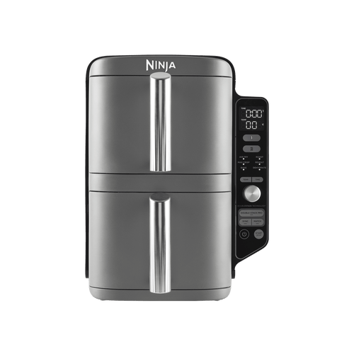 Air Fryer Ninja DoubleStack XL, verticale, 9.5L, 6-en-1 – Gris