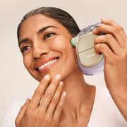 Appareil de soin du visage hydrofacial à domicile Shark FacialPro Glow + DePuffi - Bleu Spa