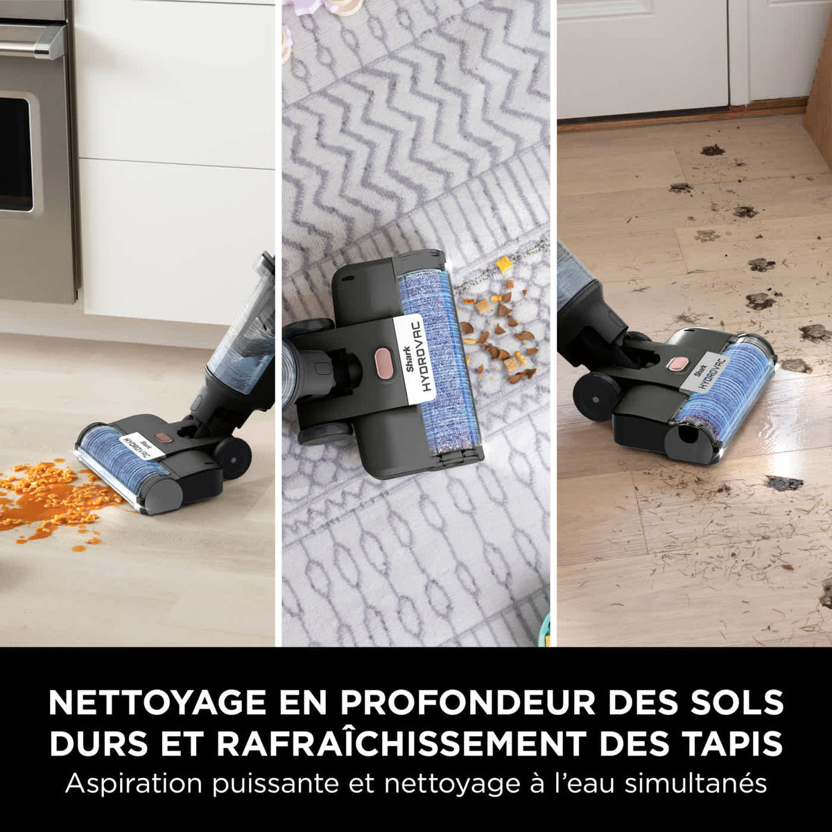 Aspirateur laveur sans fil Shark HydroVac pour sols durs et moquettes
