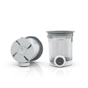Lot De 2 Pots Pour Ninja Swirl By Creami Avec Couvercles Et Embouts De Rechange Xsk7pntld2euk