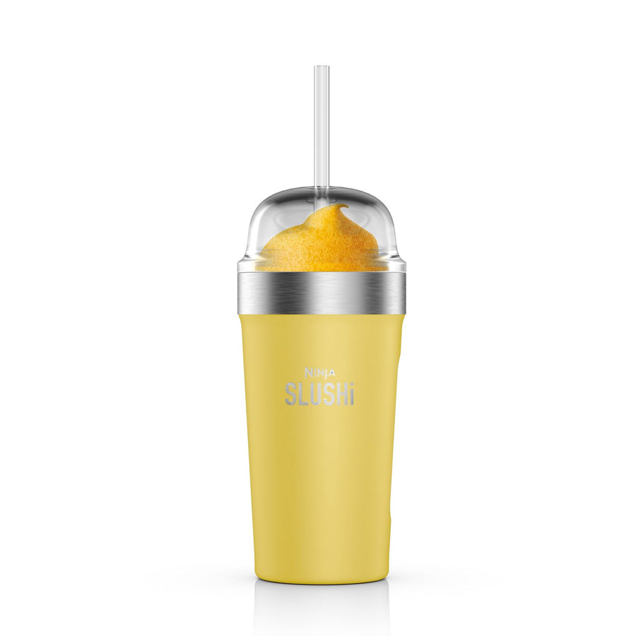 Bubble Cup Isotherme Ninja Slushi Avec Couvercle Et Paille   Jaune