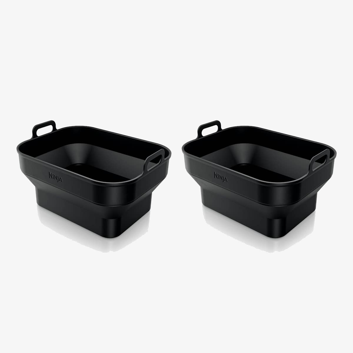 Lot De 2 Plats Rectangulaires En Silicone Flexible Pour Air Fryer Ninja X2 Xsklrgtryeuuk