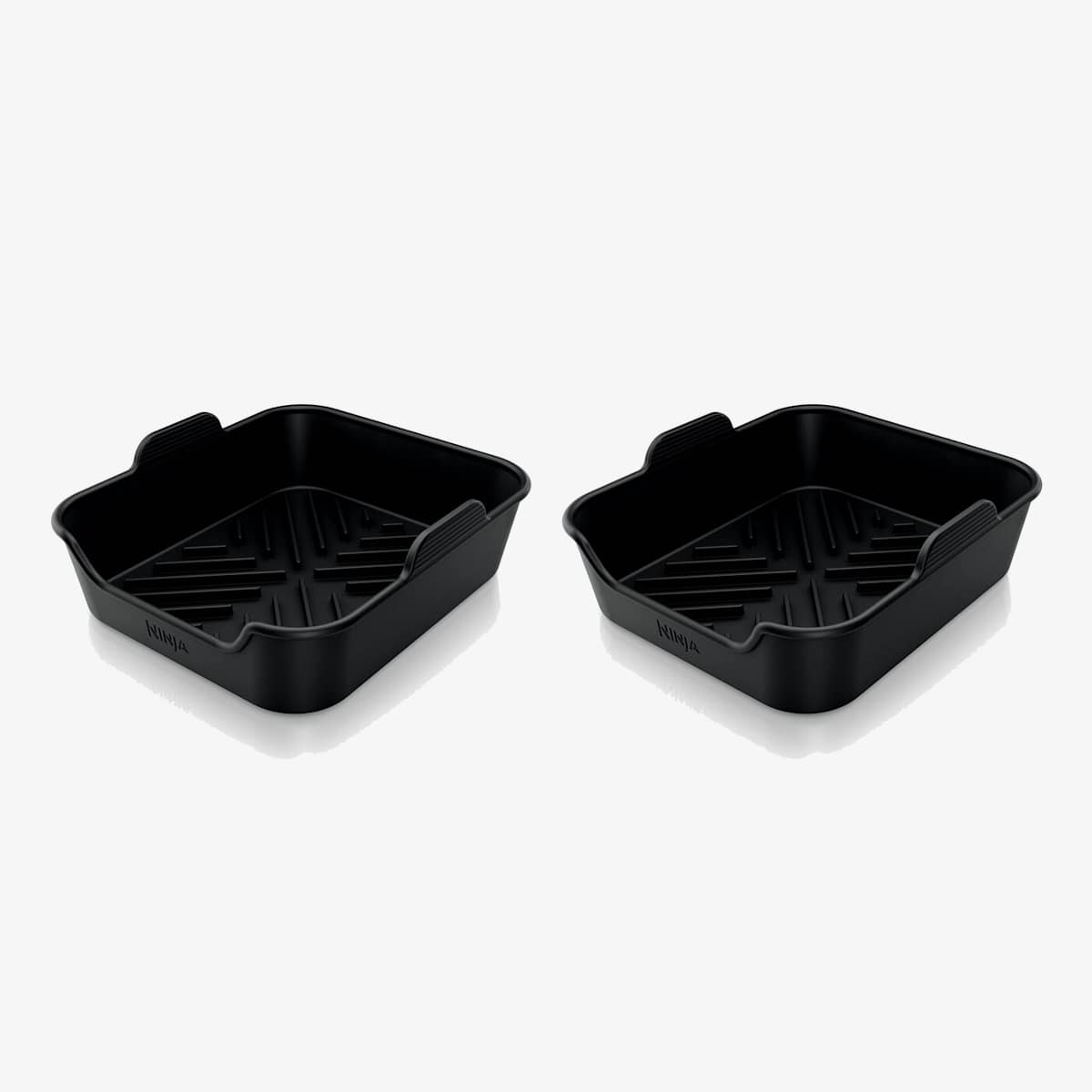 Lot De 2 Plats Rectangulaires En Silicone Rigide Pour Air Fryer Ninja Xskrgdtryeuuk