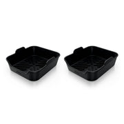 Lot De 2 Plats Rectangulaires En Silicone Rigide Pour Air Fryer Ninja Xskrgdtryeuuk